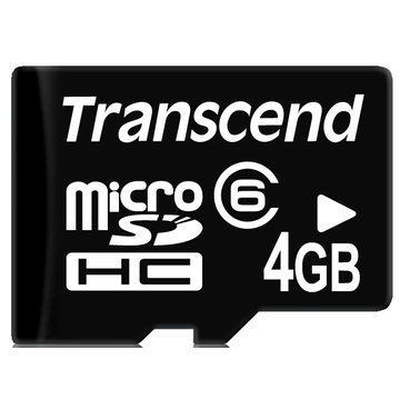  MicroSDHC 04Гб Transcend Класс 6 (без адаптера)