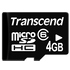  MicroSDHC 04Гб Transcend Класс 6 