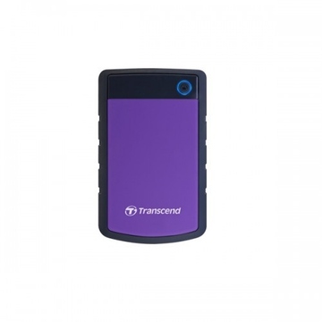 Внешний жесткий диск 4 тб Transcend StoreJet 25H3 Black Purple (2.5", USB3.0, прорезиненный корпус)
