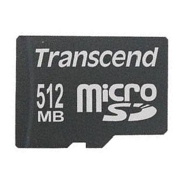  MicroSD 512MB Transcend (без адаптера)