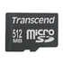  MicroSD 512MB Transcend 