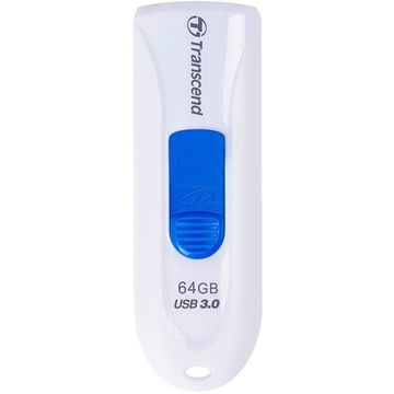 Флешка USB 3.0 Transcend Jetflash 790 64 гб White Blue