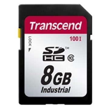  SDHC 08Гб Transcend Класс 10 Industrial 100X