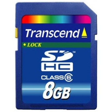  SDHC 08Гб Transcend Класс 6