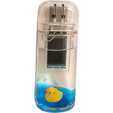 Оригинальная подарочная флешка Present ANIMAL78 16GB (уточка в аквариуме, без блистера)