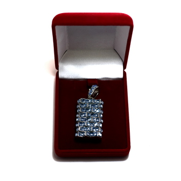 Упаковка для сувенирных флешек BOX04 (бордовый, бархатная, 610х780х310)