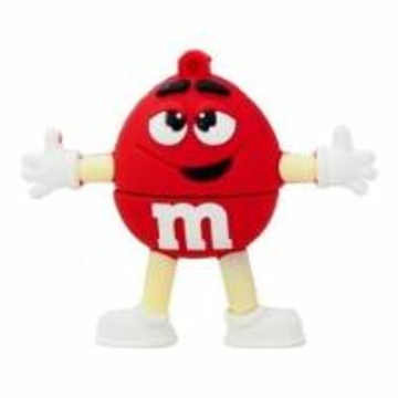 Оригинальная подарочная флешка Present FOOD01 04GB Red (фигурка m&m)