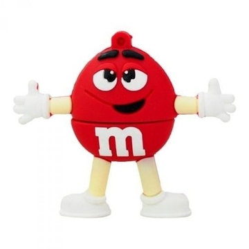 Оригинальная подарочная флешка Present FOOD01 16GB Red (фигурка m&m)