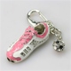 Оригинальная подарочная флешка Present FOOT05 256GB Pink (флешка кроссовок - адидас, бело-розовый)