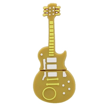Оригинальная подарочная флешка Present GTR12 64GB Brown (гитара Hard Rock)
