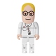Оригинальная подарочная флешка Present MEN02 08GB White (флешка-доктор в белом халате и в очках, без блистера)