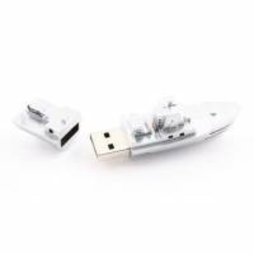 Оригинальная подарочная флешка Present ORIG153 04GB White (корабль)