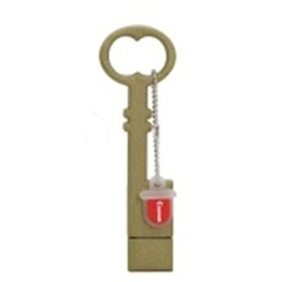 Оригинальная подарочная флешка Present ORIG228 128GB Brown (ключ)