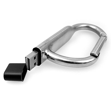 Оригинальная подарочная флешка Present ORIG38 16GB Silver (карабин)