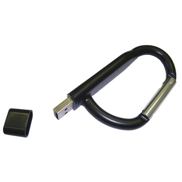 Оригинальная подарочная флешка Present ORIG38 08GB Black (карабин)