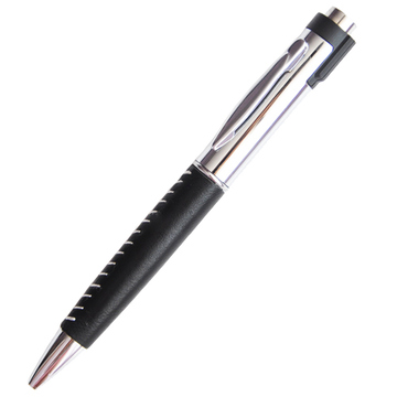 Оригинальная подарочная флешка Present PEN04 16GB Black (флешка-ручка, в черной оплетке)