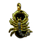 Оригинальная подарочная флешка Present ZODIAC01 04GB (знак зодиака скорпион, на темном фоне, 7 камней, 10 лап)
