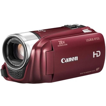 Видео камера цифровая Canon LEGRIA HF R26 Red (Full HD CMOS, 3,28Mp, 28x, 3.0"", 8Gb int., DXC/SDHC/SD (2шт), BP-110)