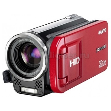 Цифровая видеокамера Sanyo VPC-TH1 Red