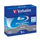 Blu-Ray BD-RE ("болванка") Verbatim Jewel Case 5шт (25GB, 2x, 43615)