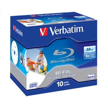Blu-Ray BD-R Verbatim Jewel Case 10шт (50GB, 6x, 43736)