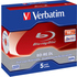 Blu-Ray BD-RE  Verbatim Jewel Case 5шт 