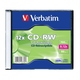 CD-RW Verbatim Slim Case 1шт (700MB, 8x-12x, 43762)