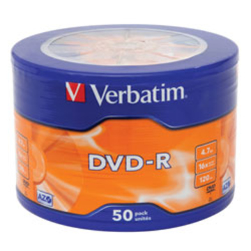 Диск DVD-R Verbatim Shrink 50шт (4.7GB, 16x, Data Life, 43791)