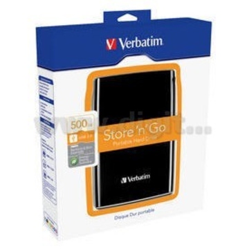 Внешний винчестер 500 gb Verbatim Store"n"Go Black (2.5"", USB2.0, 53008)