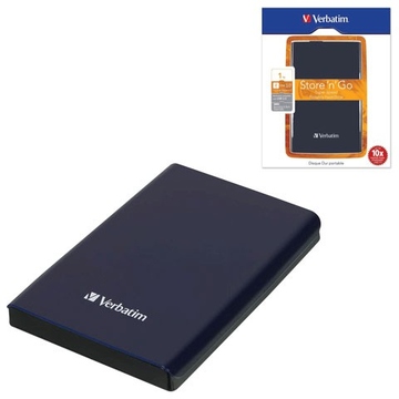 Внешний жесткий диск 1 TB Verbatim Store"n"Go Dark Blue (2.5"", USB3.0, 53178)