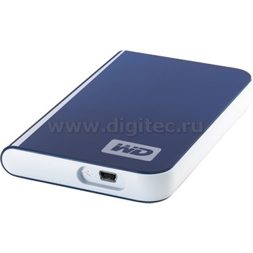 Накопитель HDD 250GB Western Digital My Passport Essential Portable Blue (2.5", USB2.0)
