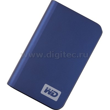 Накопитель HDD 250GB Western Digital My Passport Elite Portable Blue (2.5", USB2.0)