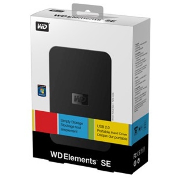 Портативный HDD 1 TB Western Digital Elements Portable Black (2.5", USB2.0)