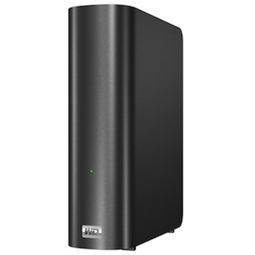 Накопитель HDD 3TB Western Digital My Book Live Black (3.5", USB2.0, Ethernet 10/100/1000Мб/с, DLNA)