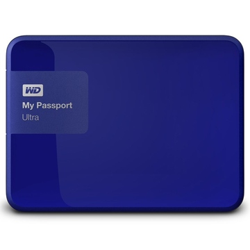 Внешний жесткий диск 500 gb Western Digital My Passport Ultra Blue New (2.5", USB2.0/3.0)