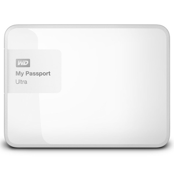 Внешний жесткий диск 2Тб Western Digital My Passport Ultra White New (2.5", USB2.0/3.0)