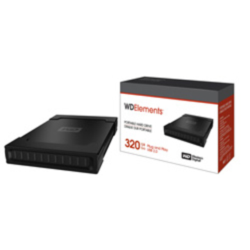 Накопитель HDD 320 GB Western Digital Elements Black (2.5", USB2.0)